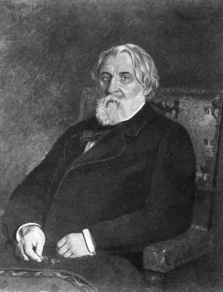 Портрет И. С. Тургенева. Масло (1874)