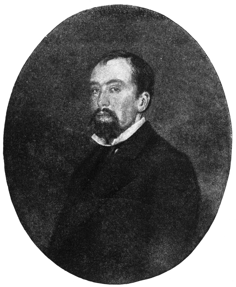 Портрет художника В. Д. Поленова. Масло (1877)