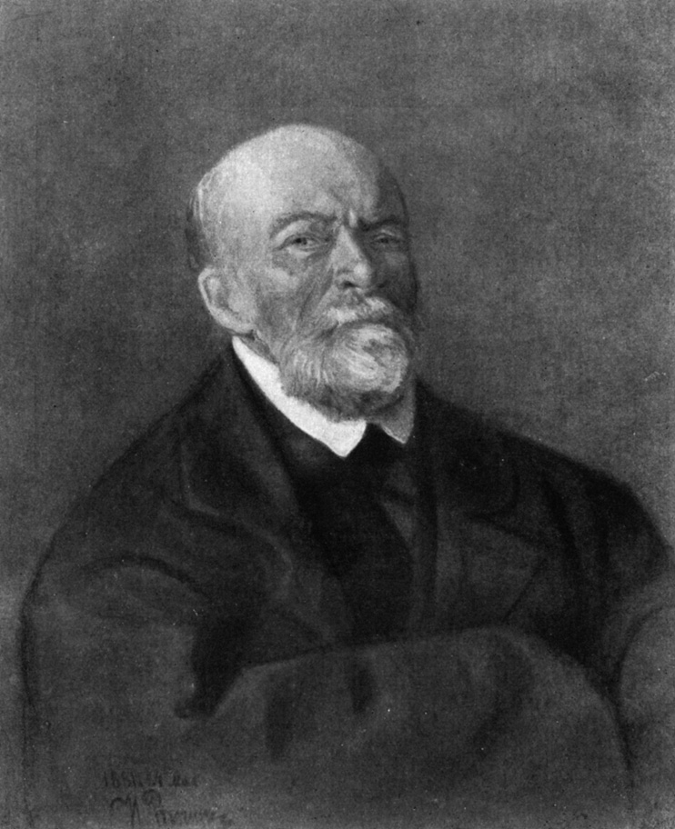 Портрет хирурга Н. И. Пирогова. Масло (1881)