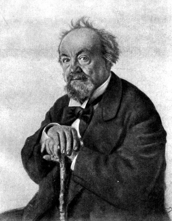 Портрет писателя А. Ф. Писемского. Масло (1880)