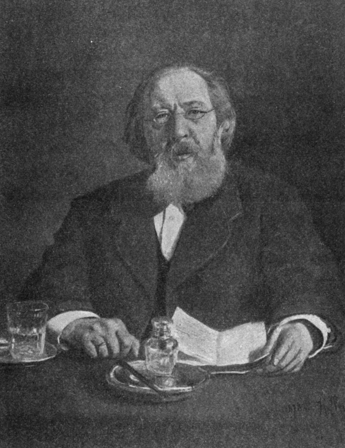 Портрет писателя И. С. Аксакова. Масло (1878)