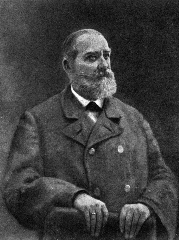 Портрет историка С. М. Соловьева. Масло, исполнен с фотографии (1880)