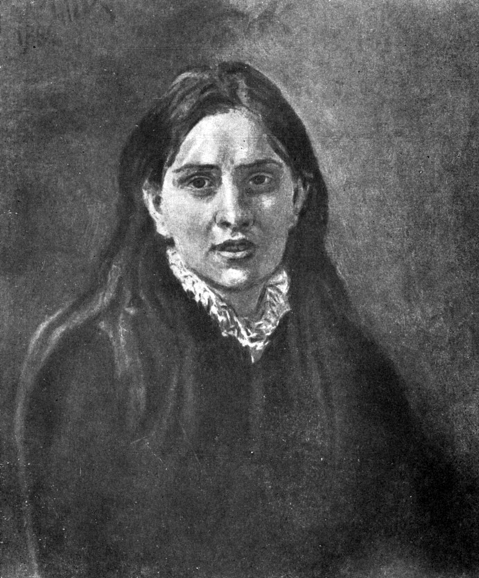 Портрет актрисы П. А. Стрепетовой. Масло (1882)