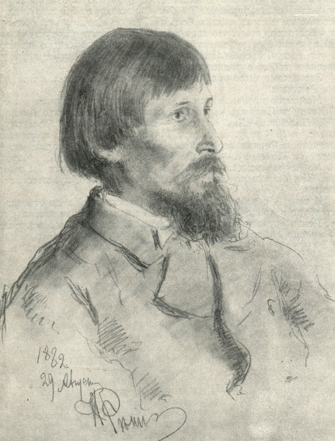Портрет В. М. Васнецова. 1882
