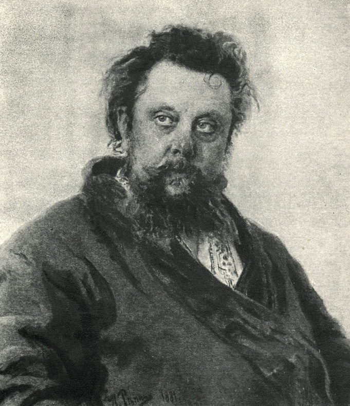 Портрет М. П. Мусоргского. 1881