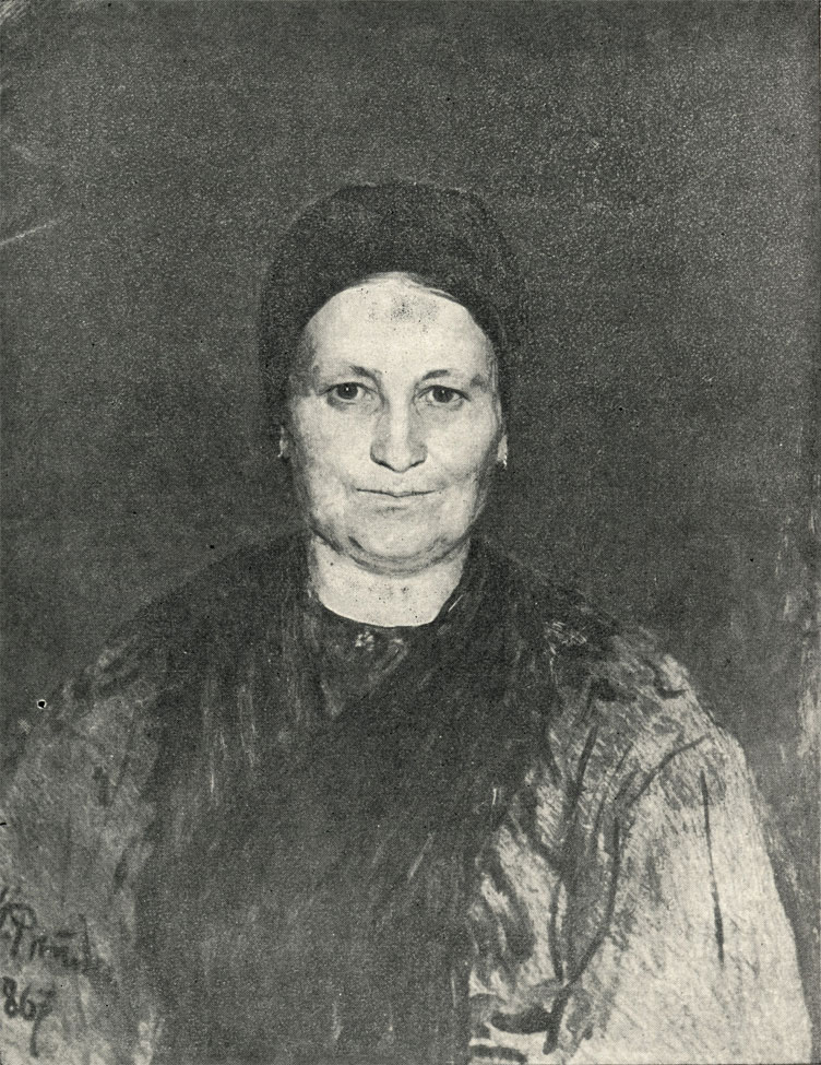 Портрет Т. С. Репиной (матери художника). 1867 г.