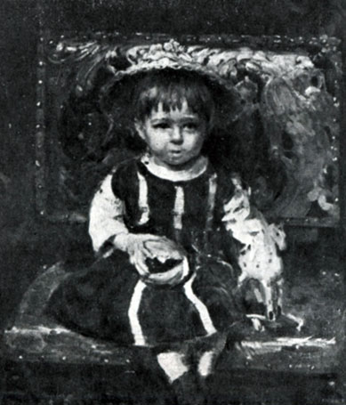 12. Портрет Веры Репиной, дочери художника. 1874. ГТГ