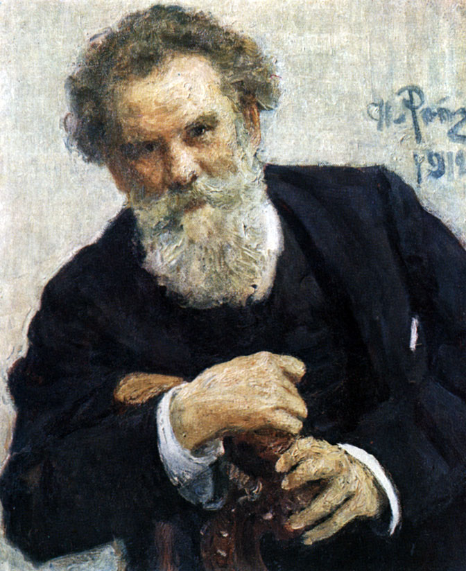 89. Портрет писателя В. Г. Короленко. 1912. ГТГ