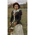 Осенний букет. Портрет В. И. Репиной (Autumn Bouquet. Portrait of Vera Repina)